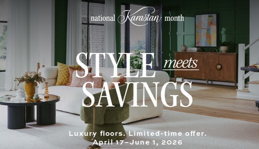 Karastan Journey into Savings April 17-June 1