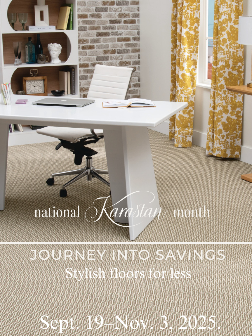 Karastan Journey into Savings Sept 19-Nov 3