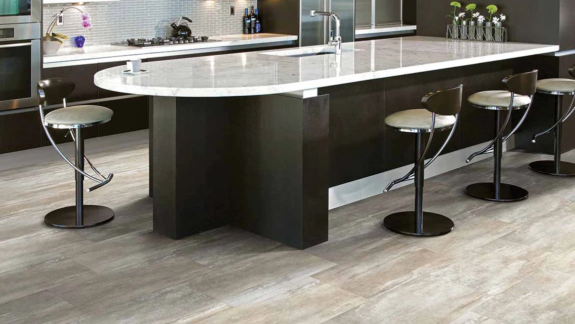 tile in modern kitchen 