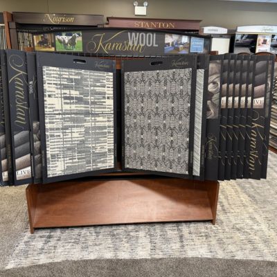 Karastan wool carpets showroom in Hammonton, NJ, at Mazza's Flooring America